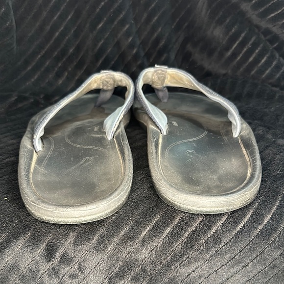 Men’s Olukai Hokua Quick Drying Beach Sandals Size 12 GUC in Blue Retails $80 - Picture 6 of 10